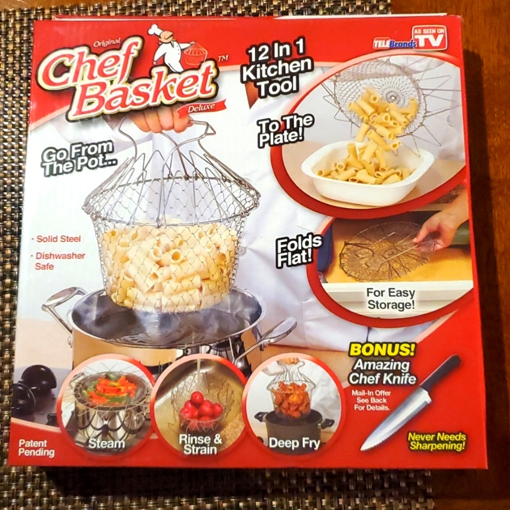 Chef basket - brand new in box. AS SEEN ON TV.
